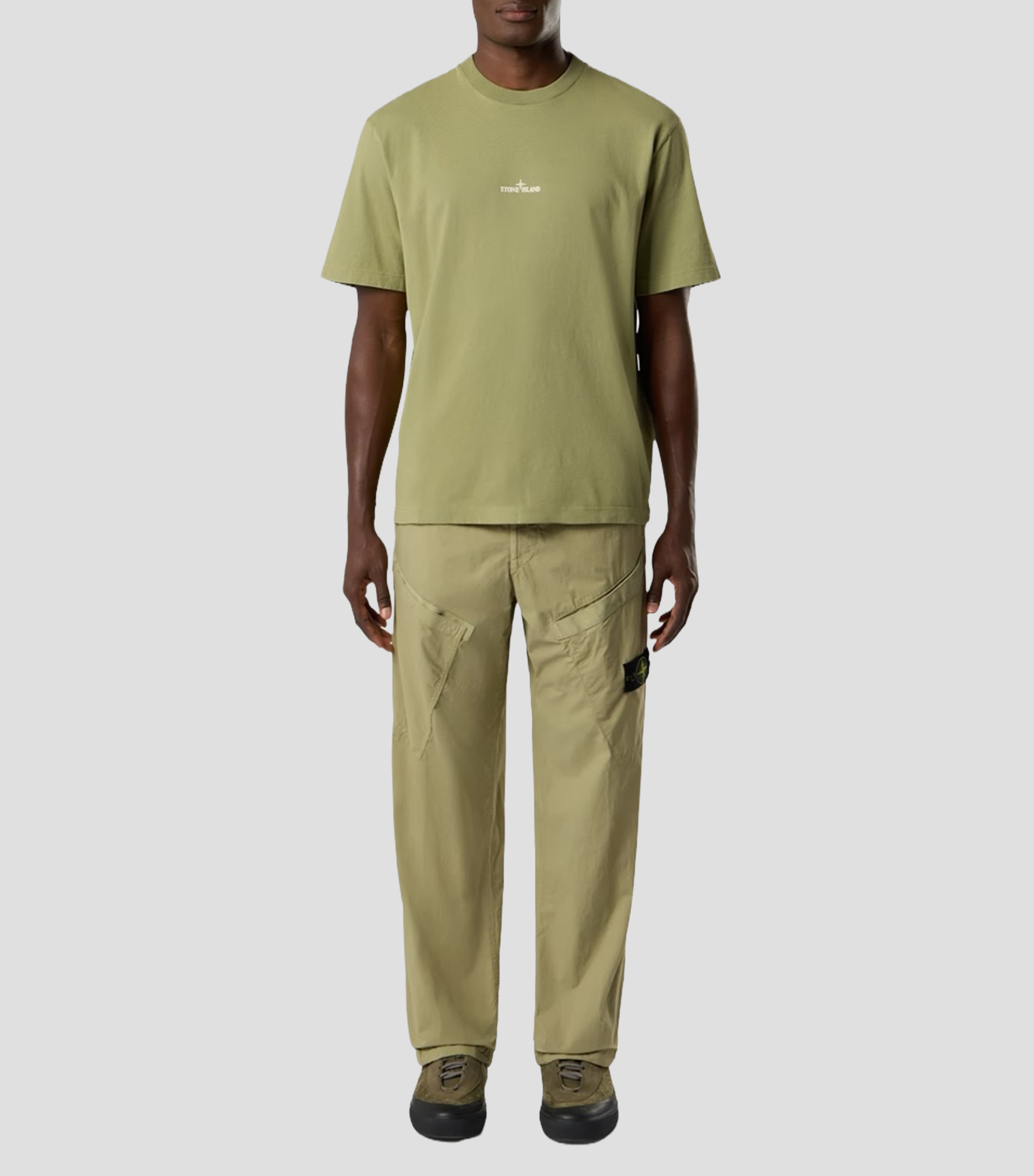 Playera cuello redondo manga corta lisa Hombre